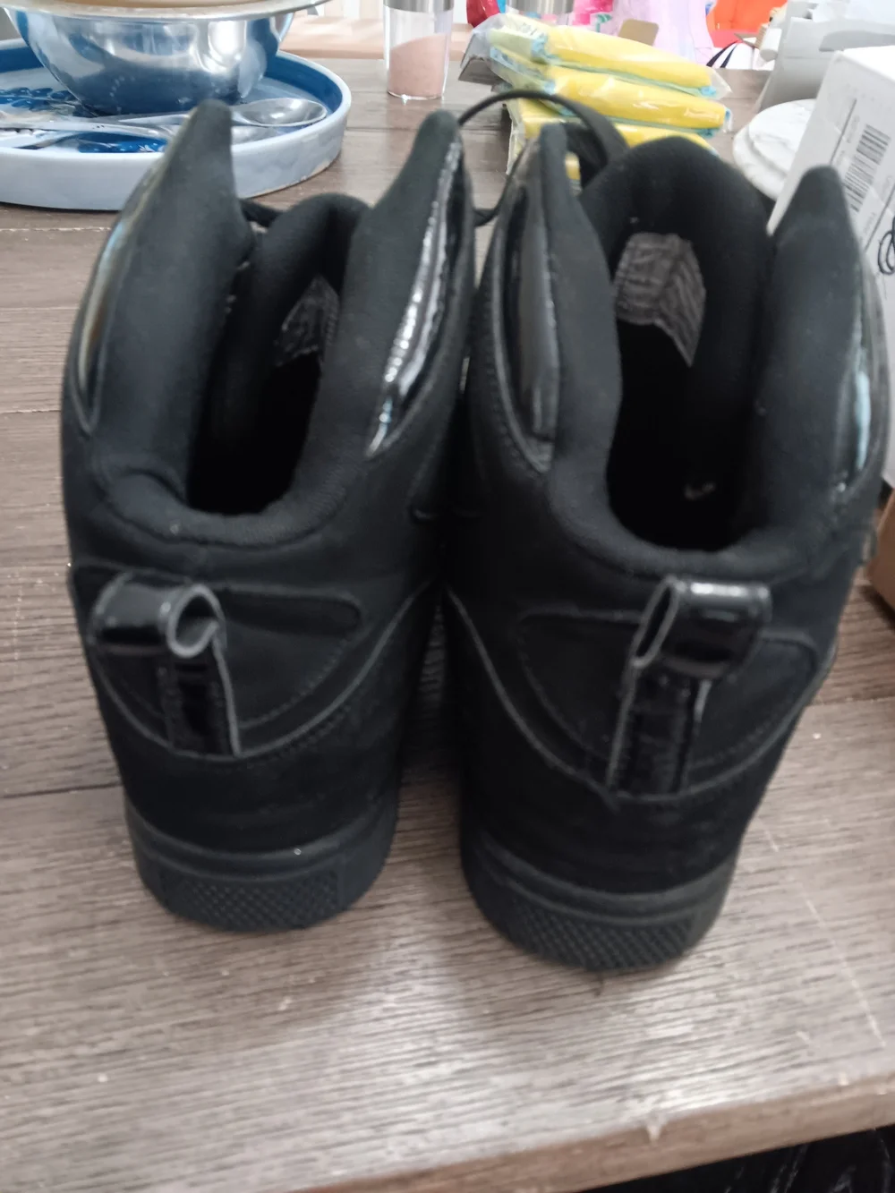U.S. Polo Assn. Men's Size 10.5 Black High-Top Lace-Up Sneakers